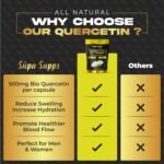 Pure Bio Quercetin 500mg - High Strength Quercetin Capsules - Antioxidant & Flavonoid Supplement - Natural Quercitin Support for Cellular Protection & Vitality - 60 Vegan Capsules - Image 3