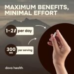 Dova Health Glycinate 300mg - High Absorption Chelated Magnesium Bisglycinate - Pure Magnesium Supplement for Sleep, Stress Relief, Muscle & Bone Support - 120 Vegan Capsules, Made in UK - Image 4