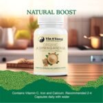 Organic Ashwagandha Capsules 500mg | Vegan Adaptogen for Calm, Focus & Balance | 100% Pure Root Extract | 120 Vegan Capsules | Non-GMO, Gluten-Free, Organic Supplement - Image 4