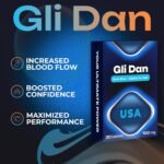 GliDan – 30 Dark Blue Stamina & Energy Pills for Men | Fast-Acting USA Herbal Formula with Korean Ginseng | Supports Physical Performance & Confidence | Made in The UK - Image 5