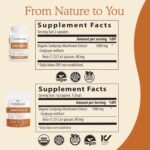 Real Mushrooms Cordyceps Capsules - Performance Supplement with Cordyceps Mushroom Extract for Energy & Immune Support Vegan Supplement, Non-GMO, 120 Caps - Image 4