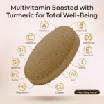 Award Winning A-Z Multivitamins and Minerals Boosted with Turmeric | Made in The UK | Vegan Multivitamin Tablets for Women & Men | 100% NRV Multivitamin with 27 Key Nutrients | 180 Capsules - Image 4