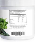Organic Greens Superfood Powder, Prebiotics & Probiotics, Pea Protein & Actazin Kiwi Extract for Gut Health, High Dose Green Vegetables, Orange and Lime Flavour, 273g - 30 Servings - Image 3