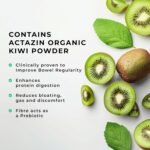 Organic Greens Superfood Powder, Prebiotics & Probiotics, Pea Protein & Actazin Kiwi Extract for Gut Health, High Dose Green Vegetables, Orange and Lime Flavour, 273g - 30 Servings - Image 5