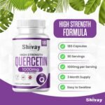 Pure Quercetin (Sophora Japonica) Supplement |1000mg Per Serving | 180 Vegan Capsules - 3 Month Supply | Natural Antioxidant | Made in The UK by Shivay Herbals - Image 3