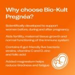 Bio-Kult Pregnéa | 6 Strains + Folic Acid, D, C, Zinc, Magnesium | Prenatal & Postnatal Probiotic Support | 60 Capsules - Image 4