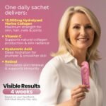 Peri-Menopause Collagen 12,000mg 14x, Marine Collagen Liquid Sachets with Chasteberry, Reishi, Inositol, Vitamins C, D3, K2, Biotin & Zinc, Skin, Hormonal & Mood Support, Strawberry - Image 5