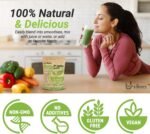 Hion Super Greens Powder | 11 Superfoods incl. Wheatgrass, Spirulina, Chlorella & Green Tea | Energy, Gut & Immune Support | No Fillers | Vegan & Gluten-Free | 30 Servings | Award-Winning & UK Made - Image 3