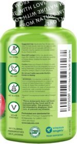 NATURELO Whole Food Multivitamin for Women - with Natural Vitamins, Minerals, Botanical Blends - Complete All-in-One Supplement for Energy, Brain, Eye Health - 120 Vegan Capsules | 1 Month Supply - Image 3