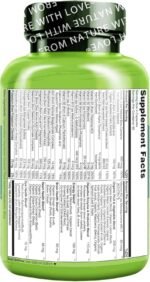 NATURELO Whole Food Multivitamin for Women - with Natural Vitamins, Minerals, Botanical Blends - Complete All-in-One Supplement for Energy, Brain, Eye Health - 120 Vegan Capsules | 1 Month Supply - Image 4