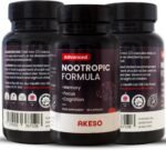 Akeso Health Advanced Nootropic Supplement - Supports Mental Focus and Cognitive Function. 12 Powerful Ingredients Including Lions Mane, Gingko, Rosemary, L-Theanine and Vitamins B6 and B12. - Image 3