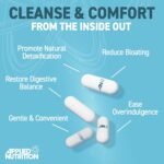 Applied Nutrition - Solutions - Detox & Debloat - Vegan Capsules with Activated Charcoal, Milk Thistle & Dandelion Root Extract – Reduces Bloating & Supports Liver Health (60 Capsules – 30 Servings) - Image 4