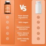 ZeroHarm Lung Support – Herbal Blend with Echinacea, Ginger & Basil – Respiratory, Breathing & Immune Health – Liposomal Absorption – Powered by Real Food Ingredients – 60 Vegan Capsules - Image 4