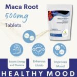 Maca Tablets – Natural Energy & Endurance Booster – Supports Libido, Hormonal Balance & Mood – Peruvian Root Supplement for Men & Women - Image 4