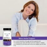 NHP Advanced Meno Herbal Support - Vegan Supplement for Hormonal Balance During Perimenopause & Menopause with Phytoestrogens, Vitamin B6, and Natural Herbal Ingredients 60 Vegan Capsules - Image 5
