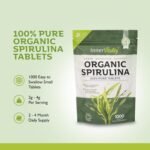 Organic Spirulina 1000x Pure Easy to Swallow Tablets - Rich in Essential Vitamins & Minerals by Inner Vitality - Image 3
