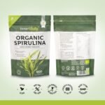 Organic Spirulina 1000x Pure Easy to Swallow Tablets - Rich in Essential Vitamins & Minerals by Inner Vitality - Image 6