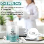 Vinco L-Theanine Supplement - 400mg x 120 High Strength L Theanine Capsules - 99%+ Purity - Supports Sleep & Relaxation - Non-GMO & Gluten Free - Made in The UK - Image 4