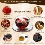 Ginseng Treasure Kidney Tea with 15 Shilajit and Honey Sticks | Male Enhancement Support Booster | Energy Boost, Kidney Health Support | Natural Liver Detox Chinese Kidney Cleansing Tea - Image 4