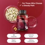 Quercetin Supplement 1000mg - 180 Quercetin Capsules - 3 Months Supply - Sourced from Sophora Japonica - 2 Capsules per Day - Non-GMO & Magnesium Stearate-Free - Vegan-Friendly Flavonoids Supplements - Image 3