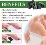 Detox Foot Pads, 40 Pcs 100% Natural Foot Detox Pads to Remove Toxins, Deep Cleansing, Stress Relief, Sleep Aid & Enhanced Blood Circulation (40 Pads) - Image 4