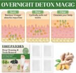 Detox Foot Pads, 40 Pcs 100% Natural Foot Detox Pads to Remove Toxins, Deep Cleansing, Stress Relief, Sleep Aid & Enhanced Blood Circulation (40 Pads) - Image 5