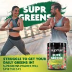 Suprfuel Supr Greens Powder - Forest Fruit 390g - Daily Greens Powder for Gut Health, Energy, and Vitality - Green Superfood Mix to Boost Your Well-Being - Image 4