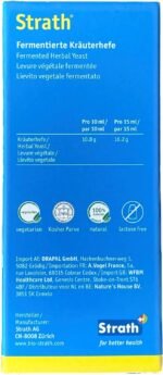 Strath Liquid Gut Health Supplement - (500 ml) 61 Vital Nutrients, Vitamins, Minerals & Amino Acids, Swiss Natural Herbal Yeast Tonic, Daily Nutrition & Digestive Support Multivitamins for Adults - Image 3