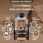 Shilajit Gummies 1400mg, Shilajit Supplement with Chaga and Ashwagandha, Original from Himalayan with Fulvic & Humic Acid and 85+ Minerals, for Energy, Immunity & Focus, Sugar-Free, 60 Gummies - Image 3