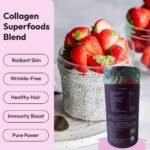 Vegan Collagen Powder with 11 Organic Superfoods – Plant-Based Collagen Supplement for Skin, Hair, Nails & Joints – Moringa, Cacao, Wheatgrass, Berries, Coconut Milk | 150g (30 Servings) VeganIsUs - Image 6