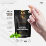 Organic Curcumin 95% with Black Pepper – 475mg Curcuminoids – 60 Vegan Capsules – High Strength Turmeric Supplement – 2 Months Supply by Alpha01 - Image 5