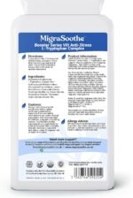 MigraSoothe L-Tryptophan Complex Booster Series VIII – Anti-Stress Formula for Migraine Calm and Relaxation – 120 Vegan Capsules (120) - Image 3