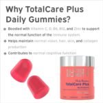 Nutriburst TotalCarePlus - Multivitamin with Vitamin C, D, B12 + Zinc - Immune System Support - Berry Flavour - 60 Gummies 1 Month Supply - Suitable for Vegans - Image 3
