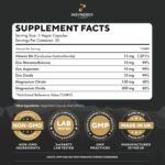 ZMX Pro - Ultra Premium Zinc and Magnesium Supplement (X5 Forms) 90 Vegan Capsules Zinc and Magnesium Tablets, Vitamin B6, Muscle Recovery Muscle Growth Sleep Aid - Image 4