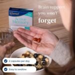Efamol Active Memory - 30 Fish Oil Capsules | Fish Oil Omega 3 Brain Supplement & Gingko Biloba Memory Support Capsules | DHA Supports Normal Brain Function | Cognitive Function Maintenance - Image 5