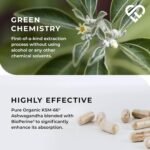 High Strength Organic Ashwagandha KSM-66®, 600mg per Capsule, 2 Month Supply - 60 Capsules, 5% Withanolides, Bioperine® for Increased Absorption, Zero Fillers, Lab Tested - Love Life Supplements - Image 5