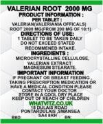 Valerian Root 120 Tablets - Image 3