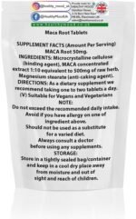 Maca 7 Tablets – Natural Energy & Endurance Booster – Supports Libido, Hormonal Balance & Mood – Peruvian Root Supplement for Men & Women - Image 4