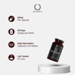 Lab Tested BlackCo Root Extract | 60mg Per Capsule | 60 Capsules | 2-Month Supply | Pure Supplement | High Strength Effectiveness | Sweat Mood Stress - Image 4