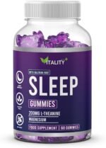 Natural Sleep Aid Gummies with Valerian Root & L-Theanine - Non-Habit Forming, Vegan, for Deep Relaxation & Restful Nights - 60 Chewable Gummies - Image 3