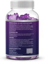 Natural Sleep Aid Gummies with Valerian Root & L-Theanine - Non-Habit Forming, Vegan, for Deep Relaxation & Restful Nights - 60 Chewable Gummies - Image 4
