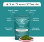 Aligma Organic Chlorella Powder 250g for Immune System Booster, Super Greens Powder, Natural Source of Vegan Protein, Minerals & Vitamins | Resealable Package - Image 5