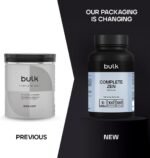 Bulk Complete Zen Capsules, Relaxation Formula With 10 Active Ingredients, KSM-66, Lemon Balm Extract, Inositol, L-Theanine, Pack of 120, 30 Servings, Packaging May Vary - Image 3