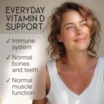 Vitamin D Drops - Vitamin D3 K2 Liquid for Adults & Kids - Immunity, Bones & Muscle Support - High Strength Vegetarian Vit D 4000IU & Vitamin K2 25mcg - Fast Absorption Oil Supplement - Natural Orange - Image 3