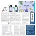 Vegavero Serenity | Natural Stress, Relaxation & Cognitive Supplement | L-Tryptophan, Ashwagandha, Rhodiola and Lions Mane | NO Additives | 90 Capsules | Vegan - Image 3