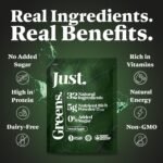 JUST Greens Powder 150g Superfood Supplement for Gut Health, Detox, Energy, Bloating Relief and Weight Loss, Supergreens Packed with Fibre, Protein, Collagen & Vitamins - Image 5