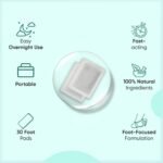 Detox Foot Patches - 30 Detox Foot Pads - 100% Natural Ingredients - Easy Overnight Use - with Vitamin C - for Men & Women - Made in The UK - Image 4