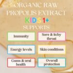 Organic RAW Propolis Spray for Kids 1+ - Alcohol-Free Pure Unpasteurised Natural Bee Propolis Liquid for Sore Throat Relief, Children Immune Support, Immunity Supplement for Kids (20ml) - Image 4