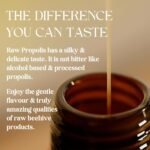 Organic RAW Propolis Spray for Kids 1+ - Alcohol-Free Pure Unpasteurised Natural Bee Propolis Liquid for Sore Throat Relief, Children Immune Support, Immunity Supplement for Kids (20ml) - Image 5