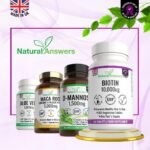 365 Biotin Hair Growth Tablets (1 Years Supply) - Vegetarian 10,000UG Vitamin B7 Supplements for Men and Women, Healthy Hair, Skin & Nails Support - UK Manufactured - Image 4